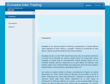 Tablet Screenshot of euroasiainternational.com